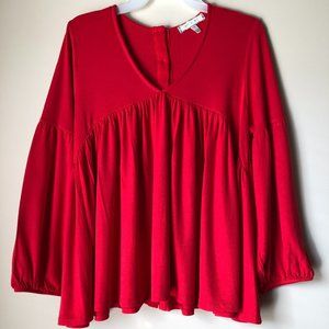ANTHROPOLOGY ERI + ALI KNIT BLOUSE